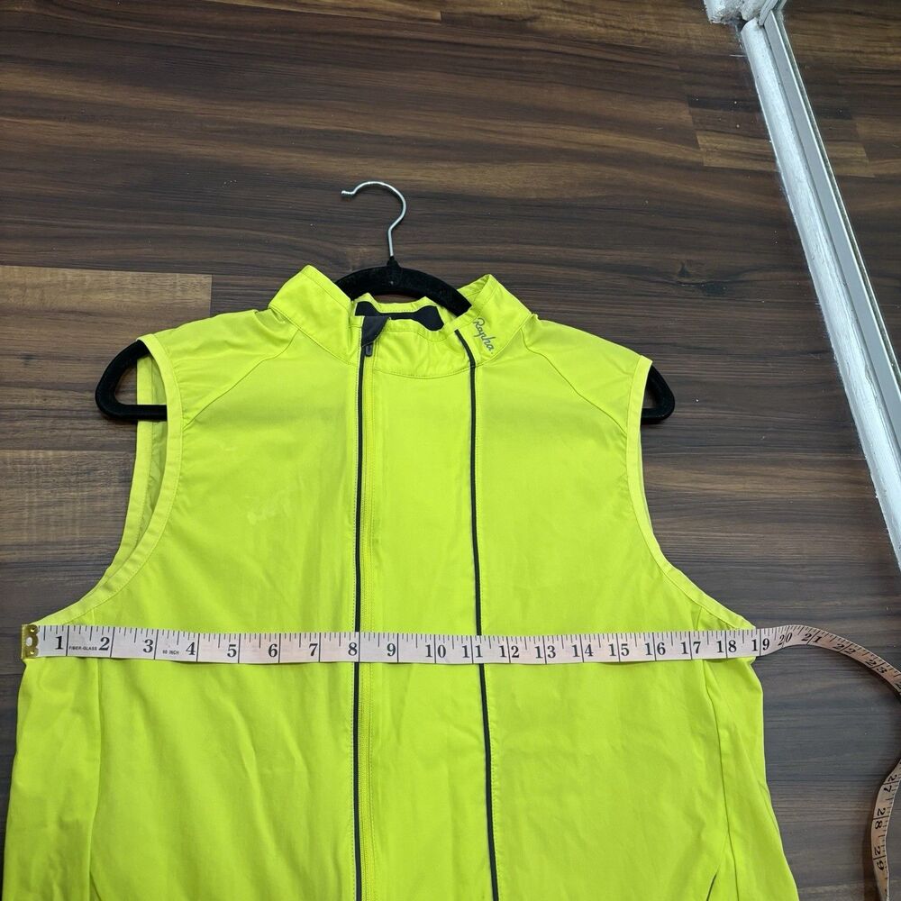 Rapha Men’s Large Cycling Classic Gilet Vest Yellow Chartreuse Lightweight - Picture 7 of 8